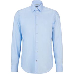 BOSS - Joe - Overhemd - Blauw Gestreept - Regular Fit - Popeline