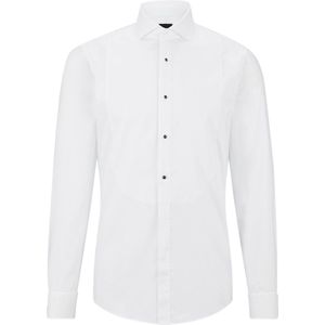 Boss - Hank TUX3 Overhemd - Effen - Wit - Katoen