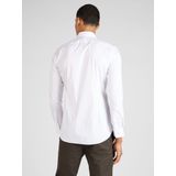 BOSS - Slim Fit Overhemd - Wit - Poplin - Lange Mouwen