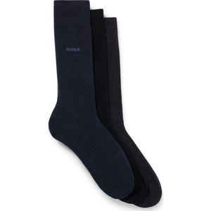 BOSS - Sokken - Zwart, Grijs, Donkerblauw - 3-Pack