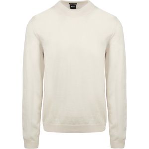 BOSS Trui Bjarno Wol Ecru - Heren - Pullovers