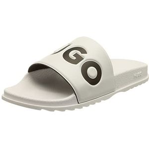 HUGO Dames Match_it_Slid_rblg Slide, White100, WIT 100