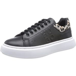 HUGO Tenn_Leo Sneakers voor dames, zwart 2, 39 EU