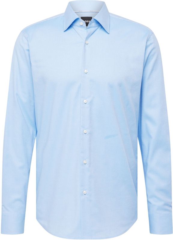 Hugo Boss Hemd Lange Mouw - Blauw - H-JOE-KENT-C1-214