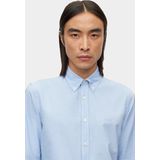 Hugo Boss - Overhemd - Lichtblauw - Katoen - Lange Mouwen