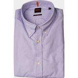 Hugo Boss - Overhemd - Lichtblauw - Katoen - Lange Mouwen