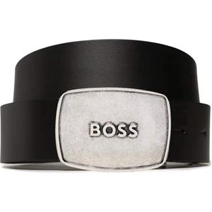 Boss Icon Ep Sz40 10247922 Belt Zwart 90 cm Man