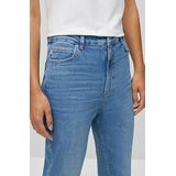 BOSS - Ruth - Capri Broeken - Lichtblauw - High Waist - 7/8 Lengte