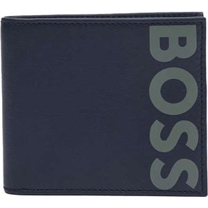 Hugo Boss - Big BL 8cc portemonnee - RFID - heren - navy (!!let op, geen kleingeldvak!!)