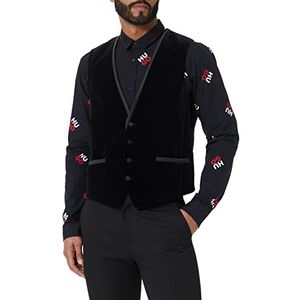 HUGO Vest voor heren, Kleur: zwart., 52