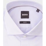 BOSS - Hank - Overhemd - Blauw - Twill - Strijkvriendelijk