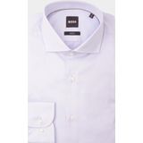 BOSS - Hank - Overhemd - Blauw - Twill - Strijkvriendelijk