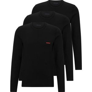 Hugo 10217251 01 Lange Mouwen Basislaag 3 Eenheden Zwart Man
