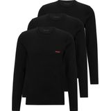 Hugo 10217251 01 Lange Mouwen Basislaag 3 Eenheden Zwart Man