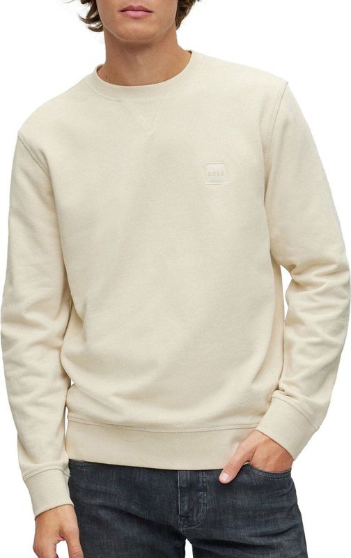 Boss - Westart - Sweatshirt - Zwart - Relaxte Pasvorm, Ronde Hals, Lange Mouwen