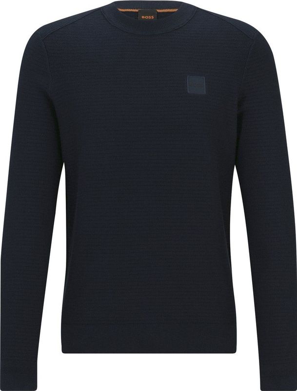 Boss Anoin Truien & Vesten Heren - Sweater - Hoodie - Vest- Donkerblauw