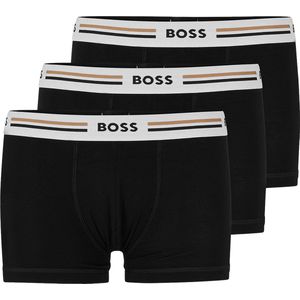 BOSS - Boxershorts - Zwart - Stretchmateriaal - Drie Paar