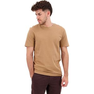 Boss Tiburt 240 10231018 01 T-shirt Met Korte Mouwen Beige M Man