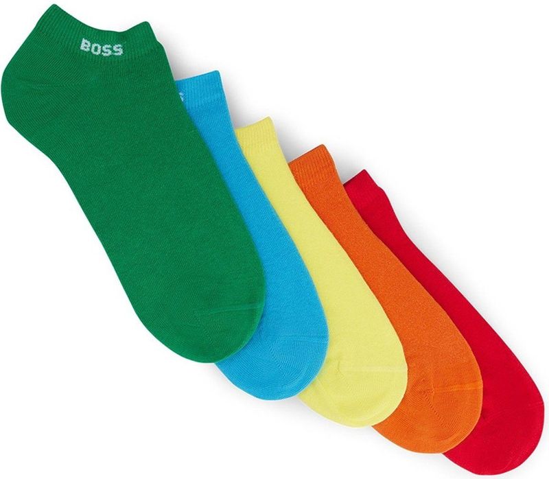 BOSS - Rainbow 10242880 - Korte Sokken - 5 Eenheden