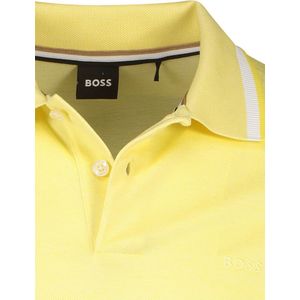 Hugo Boss poloshirt korte mouw geel