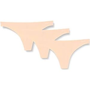 HUGO dame Triplet Thong C.cut String, Licht beige 271, XL