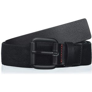 HUGO Heren Ger-Tape_Sz35 Belt, Black1, 110, zwart 1