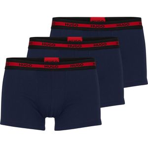 HUGO - Boxershorts - Zwart - Stretchjersey - Set van 3