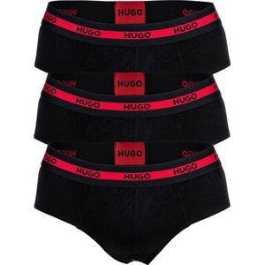 Slips - Drie Stuks - Biologisch Katoen - Herhaald Logo - Comfortabel