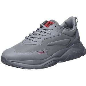 HUGO Leon_Runn_nypu Hardloopschoenen voor heren, open grijs, 43 EU, Open Grey61, 43 EU