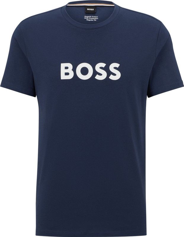 T-Shirt mit Label-Print