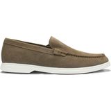 BOSS - Sienne - Mocassins - Blauw - Suède - Ademend