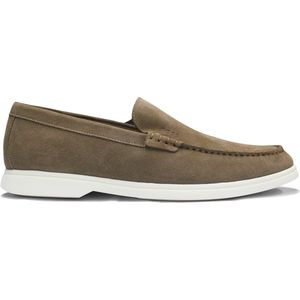 BOSS - Sienne - Mocassins - Blauw - Suède - Ademend