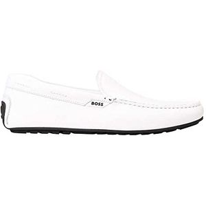 BOSS Heren Noel_Mocc_lt Moccasin, White100, 39 EU, White100, 39 EU