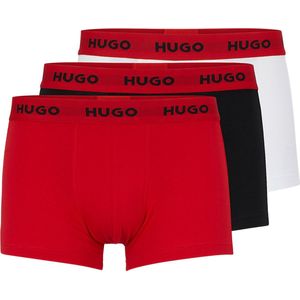 Hugo - Boxers 3 Eenheden - Zwart - Katoen