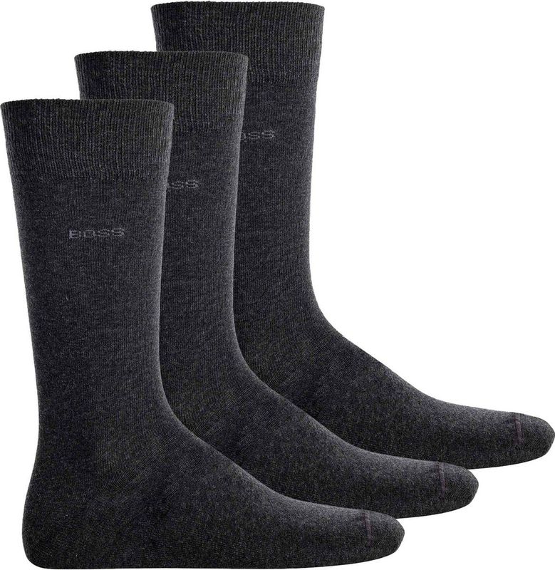 BOSS - 3P RS UNI CC - Huissokken - Grijs - Katoen