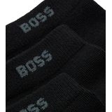 Boss - Uni 10244663 01 - Korte Sokken - Zwart - 5 Paren