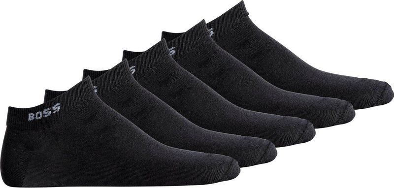 Boss - Uni 10244663 01 - Korte Sokken - Zwart - 5 Paren