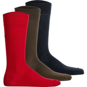 HUGO - Sokken - Donkerblauw / Bruin / Rood - 3 Pack