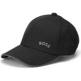 BOSS Bold-Curved Cap, Black1, One Size, zwart 1, Eén maat