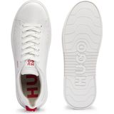 HUGO - Sneakers - Leer - Rood - Duurzame Grondstoffen