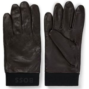 BOSS Heren Hyden_1 Gloves, Dark Brown205, 9, Dark Brown205, 9