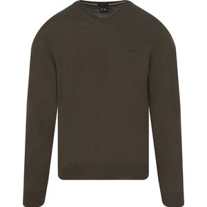 BOSS - Trui Baram Bruin - Heren - Regular-fit