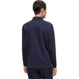 BOSS - Pado - Polo - Donkerblauw - Regular Fit - Lange Mouw