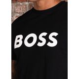 Boss Orange - Thinking - T-shirt - Zwart - Met Logoprint