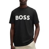 Boss Orange - Thinking - T-shirt - Zwart - Met Logoprint