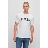 BOSS ORANGE T-Shirt Thinking 1 mit großem BOSS Druck auf der Brust