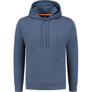 Hugo Boss - Hoodie - Marineblauw - Katoen - Lange Mouwen
