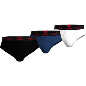 HUGO - Set van 3 Heren Slips - Zwart - Jersey Stretchkatoen
