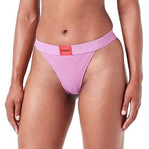 HUGO Dames String Red Label G, Medium Paars, XS