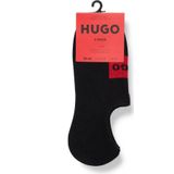 HUGO - 3p LC Label CC Onzichtbare Sokken - Zwart - Katoen